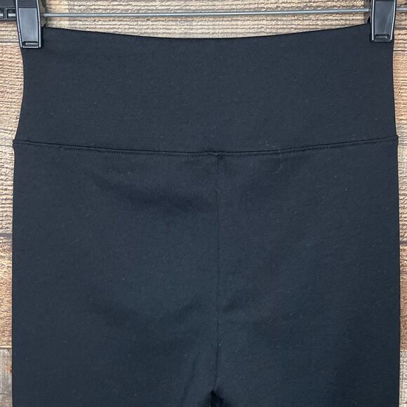 Assets by Spanx Black Faux Leather Front Panel Leggings Size Small - Picture 4 of 7